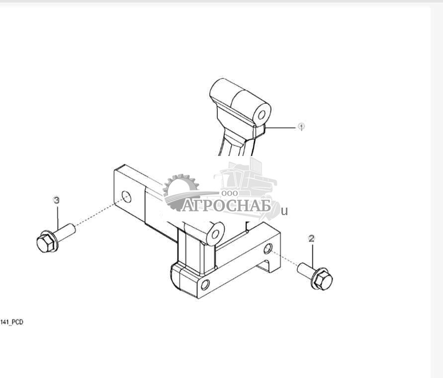 6282 Крепление генератора пер. тока 